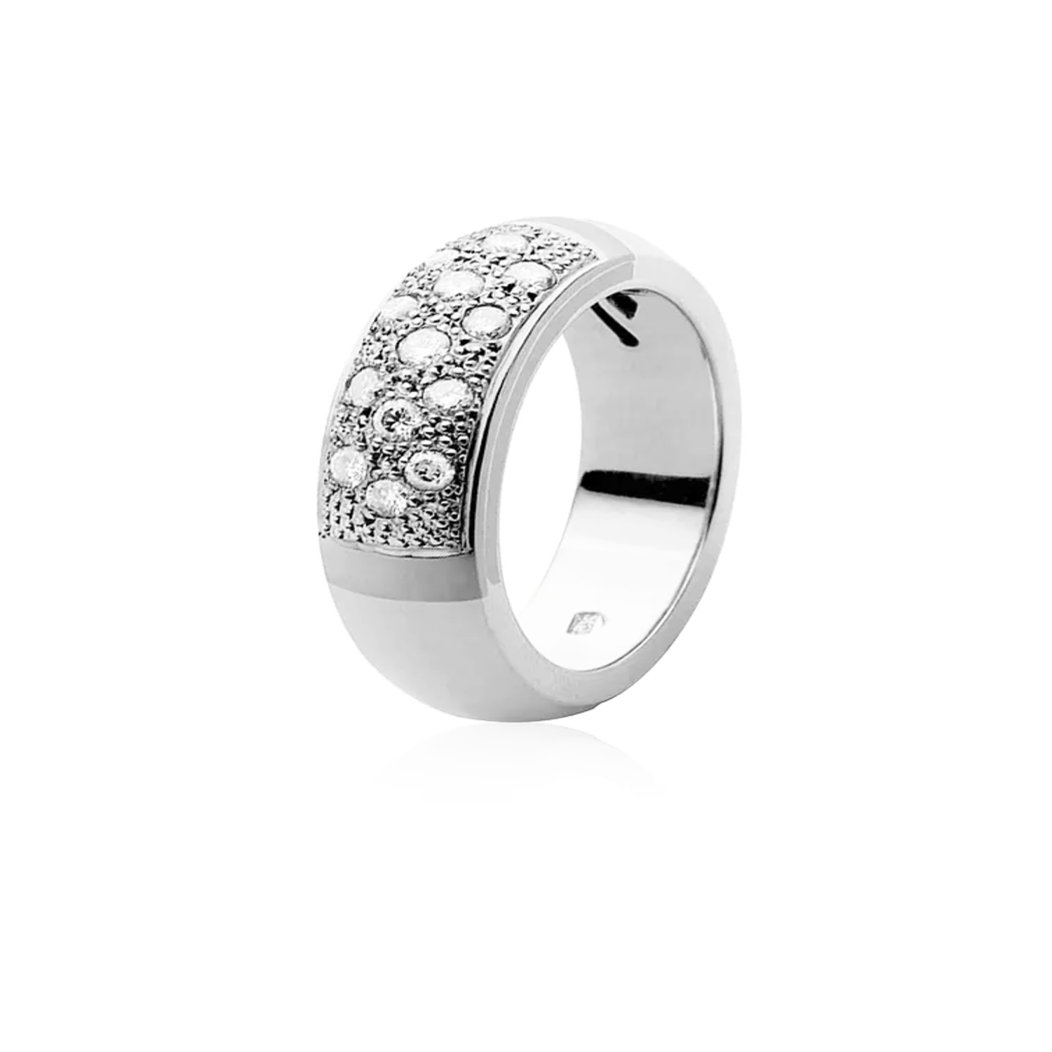 Anillo Platino 950 Modelo Etra 13 Diamantes 2pts