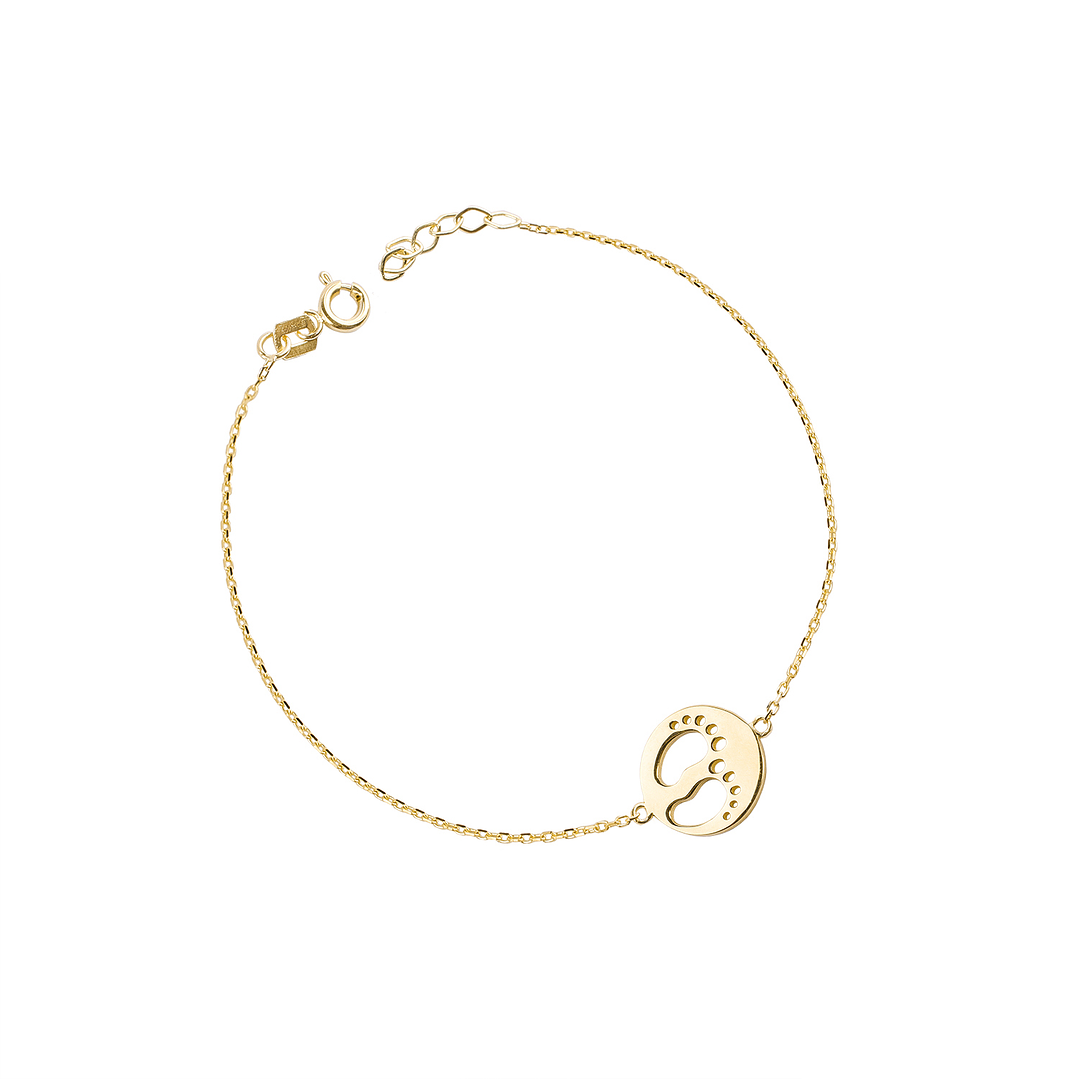 Pulsera de Oro 18kt Modelo Patitas 1