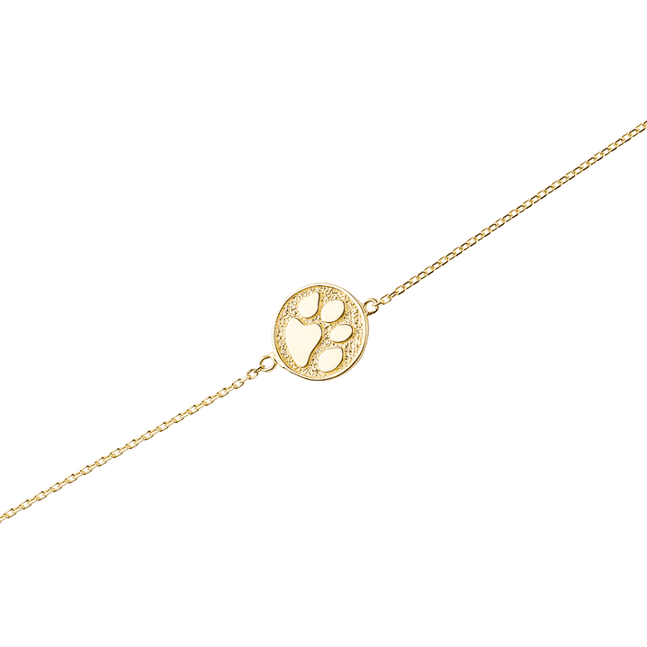 Pulseras de Oro 18kt Modelo Medalla Patita 1