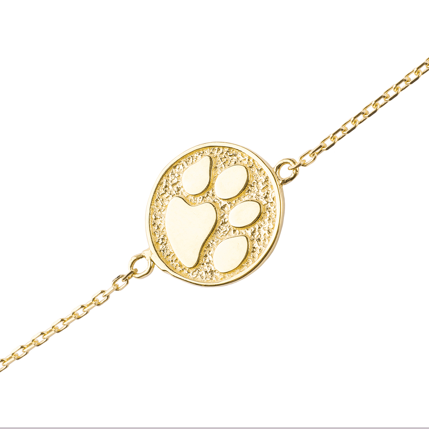 Pulseras de Oro 18kt Modelo Medalla Patita 3