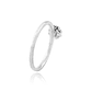 Anillo Oro Blanco 18kt Roseta Diamantes 17 Pts - Miniatura 3