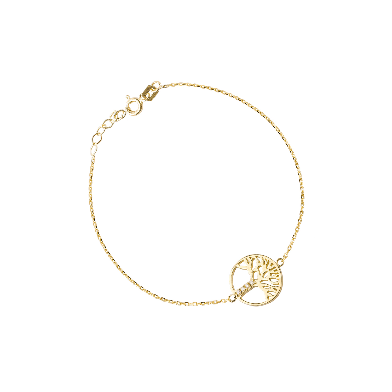Pulseras de Oro 18kt Árbol de la Vida 1