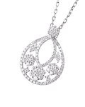 Collar de Oro Blanco 18kt con Diamantes de 71 Pts Totales SI/H Corte Brillante