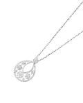 Collar de Oro Blanco 18kt con Diamantes de 71 Pts Totales SI/H Corte Brillante