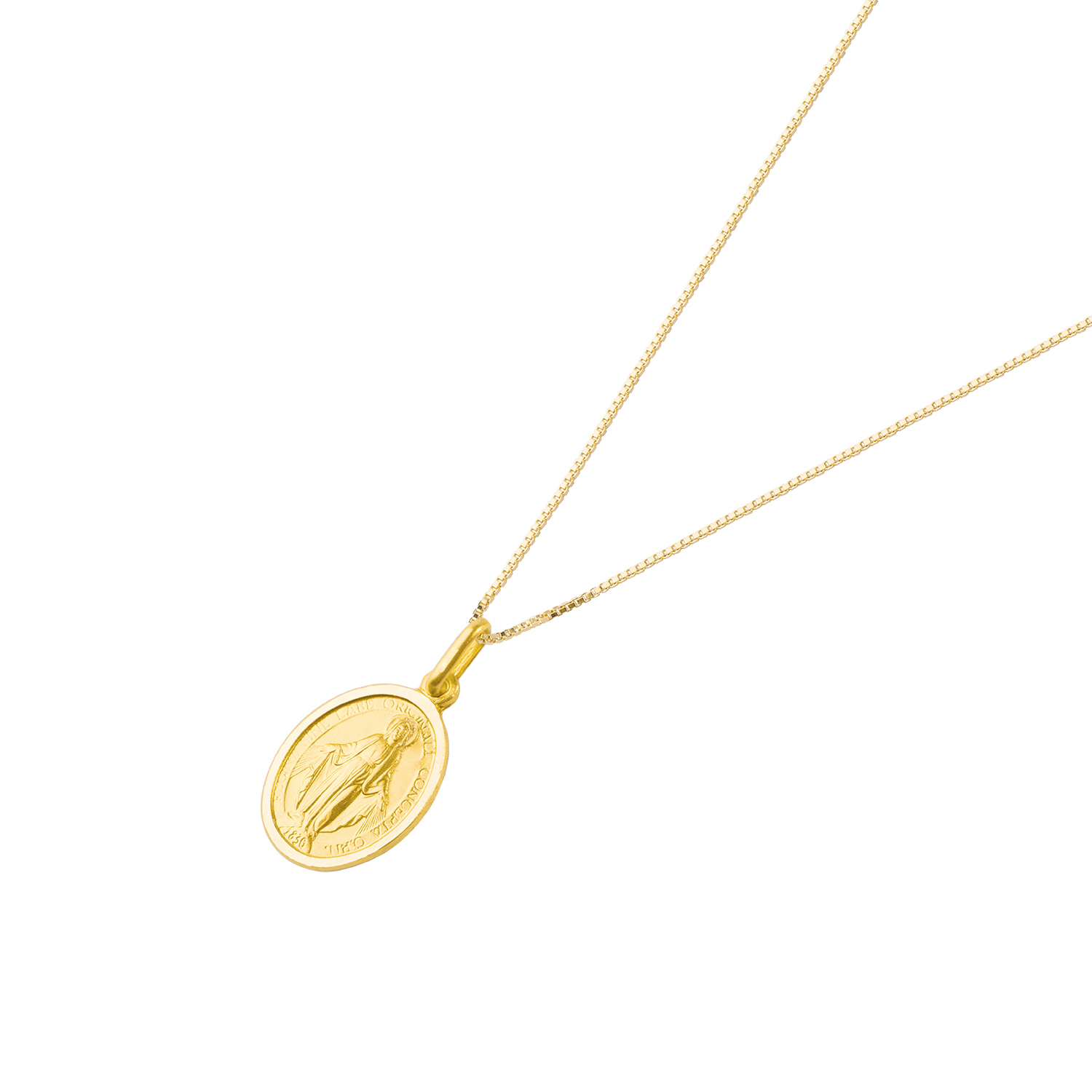 Colgantes de Oro 18kt Modelo Pequeña Virgen 3