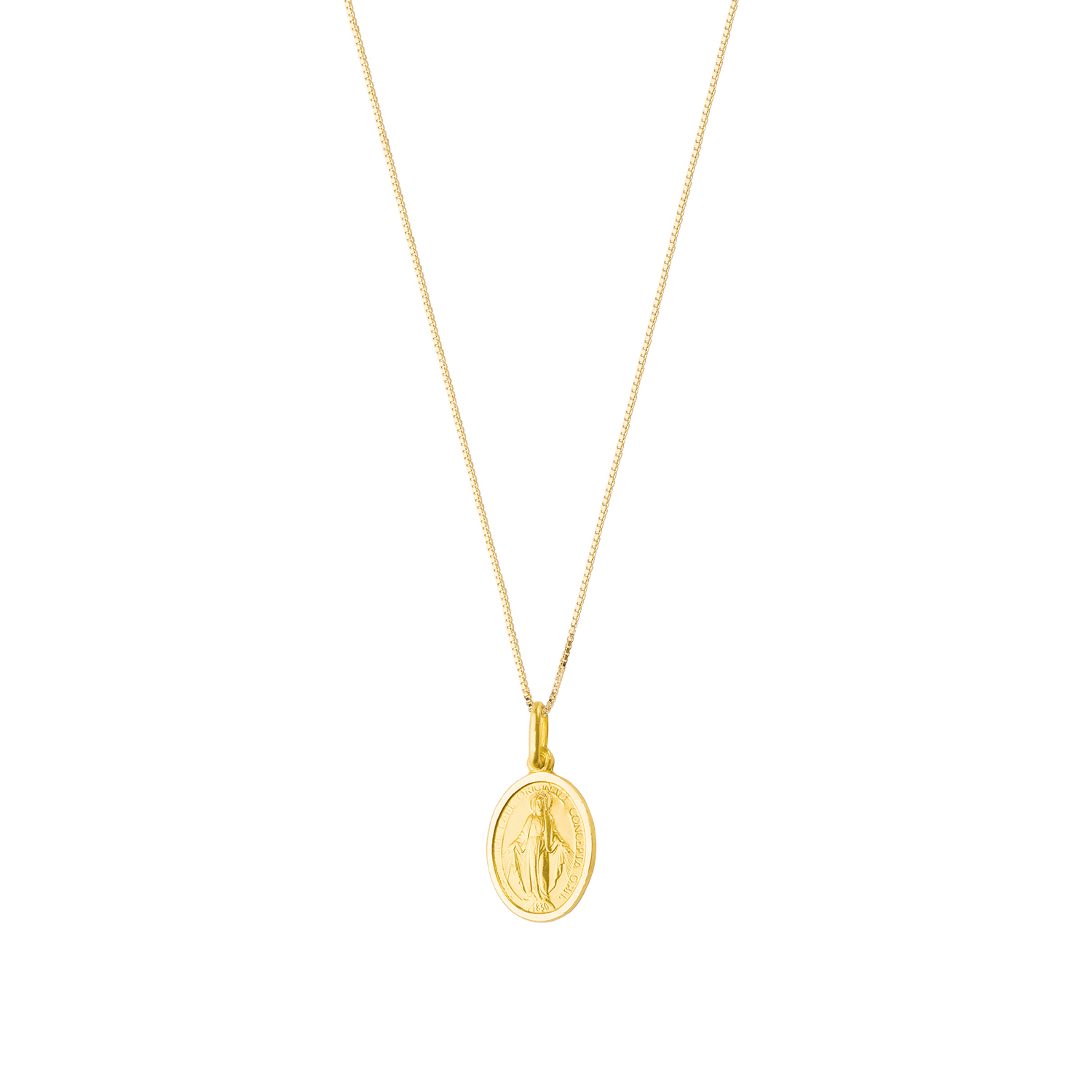 Colgantes de Oro 18kt Modelo Pequeña Virgen 4