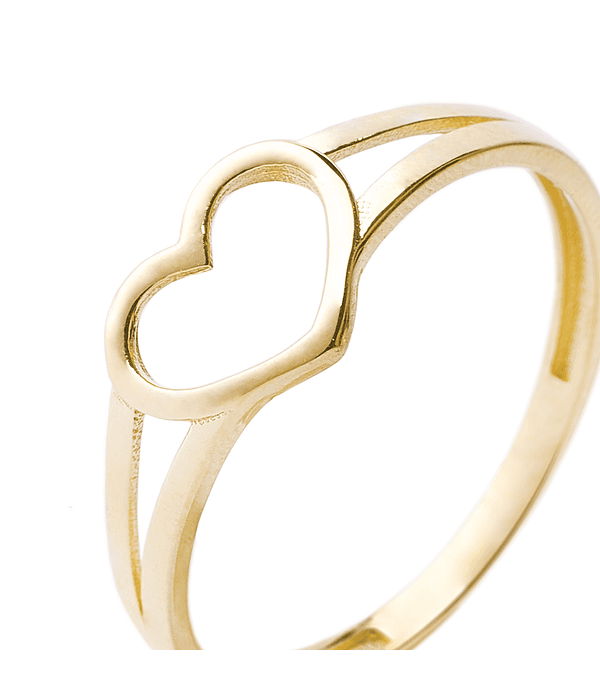 Anillos de Oro 18kt Modelo Corazón Ci