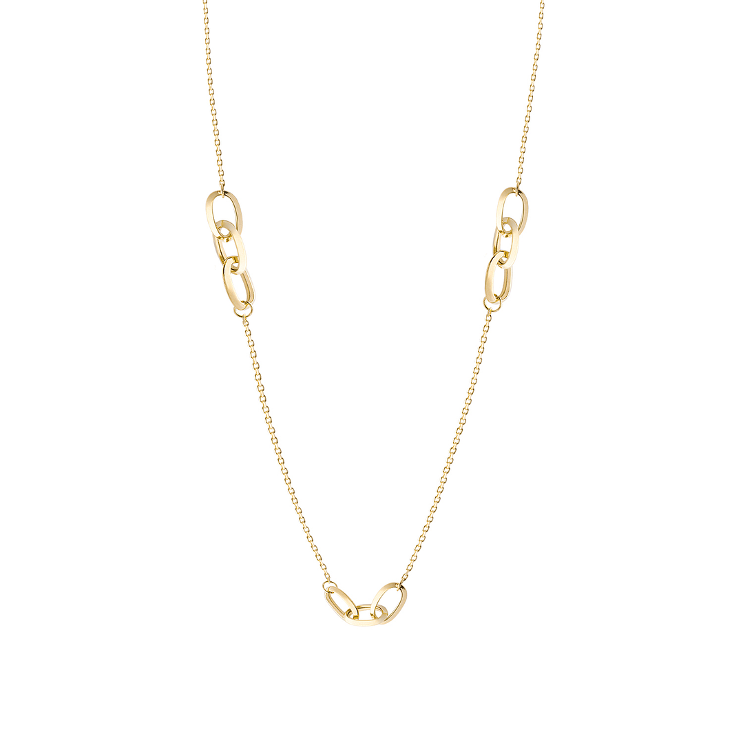 Collares de Oro 18kt Modelo 3 Eslabones 1