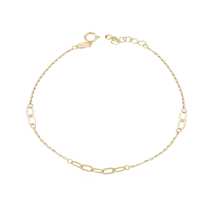 Pulsera de Oro 18kt 9 Eslabones 1