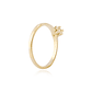 Anillo de Oro 14kt Solitario Circonita 6 Grifas - Miniatura 3