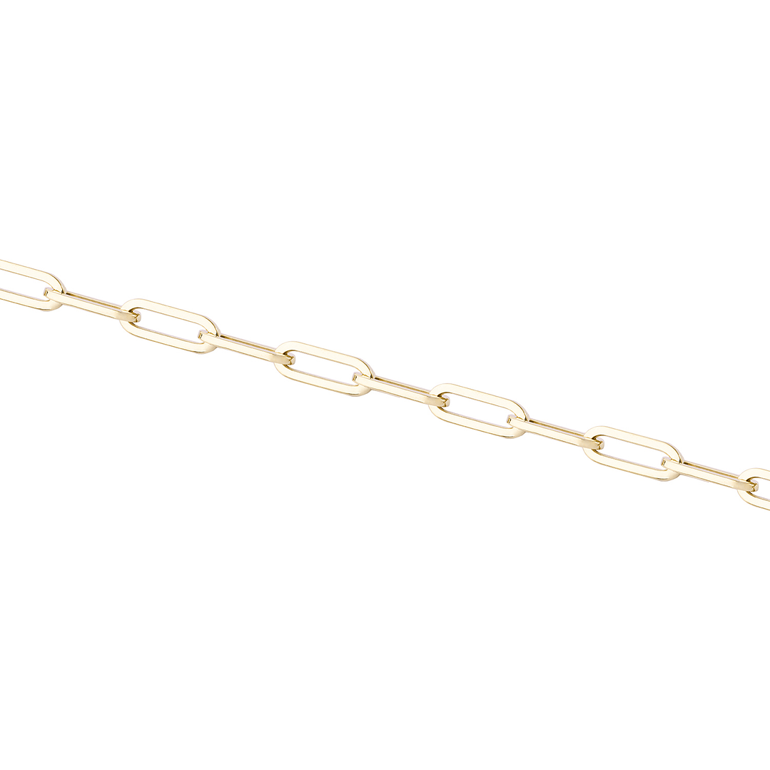 Pulsera de Oro 9kt Eslabones Largos 3