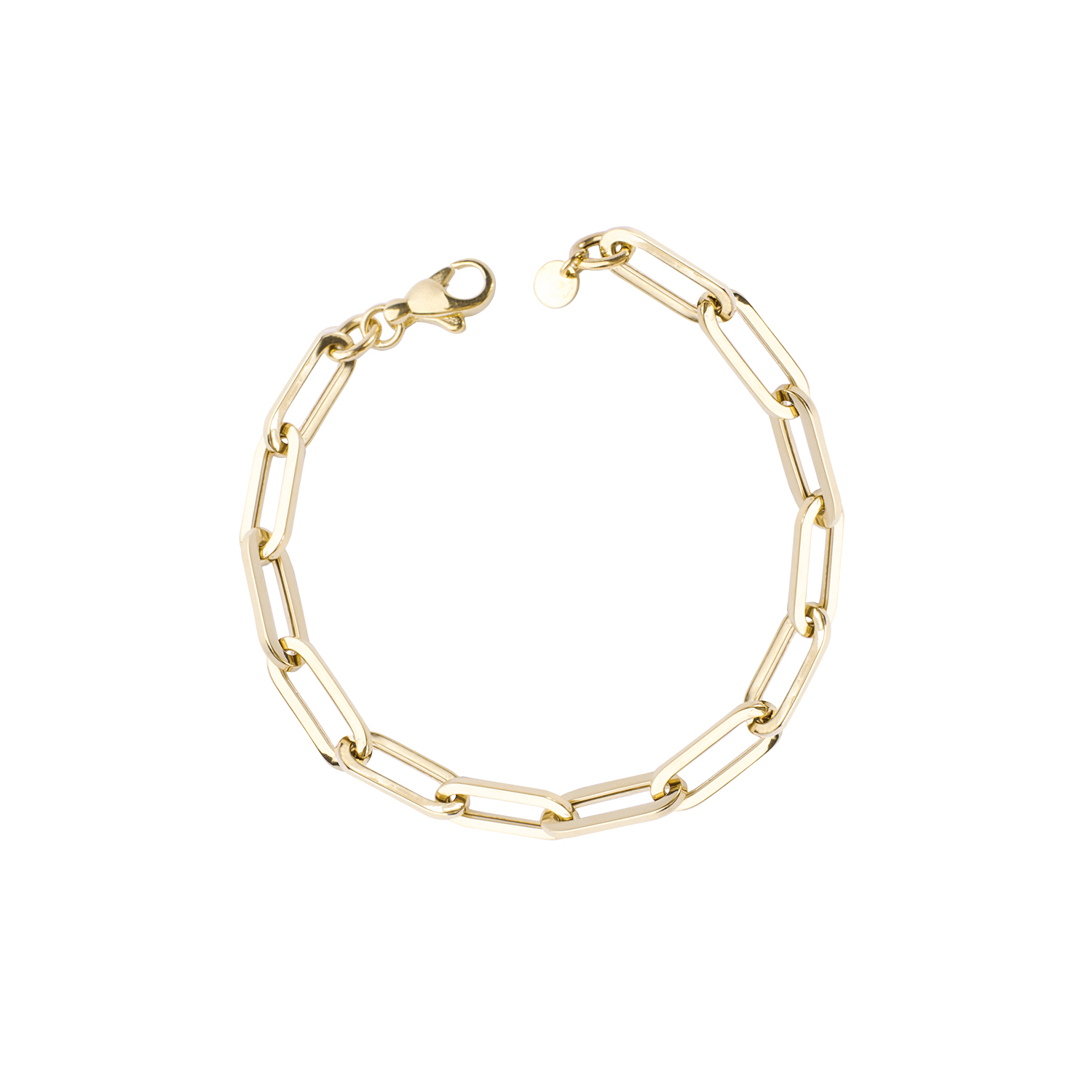 Pulsera de Oro 9kt Eslabones Largos 1