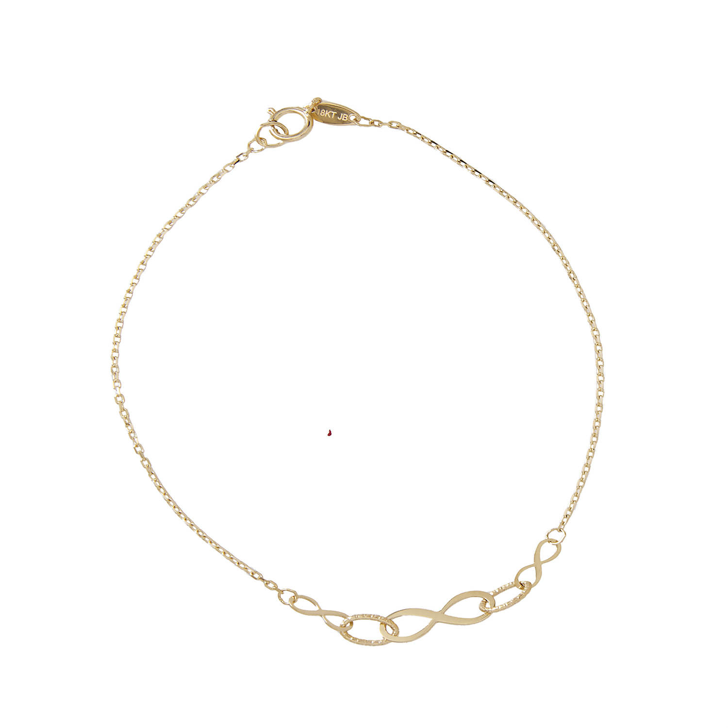 Pulsera de Oro 18kt Infinito Eslabon 4006 1