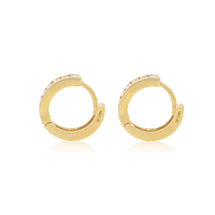 Aros de Oro 18kt Riel de Circones 3