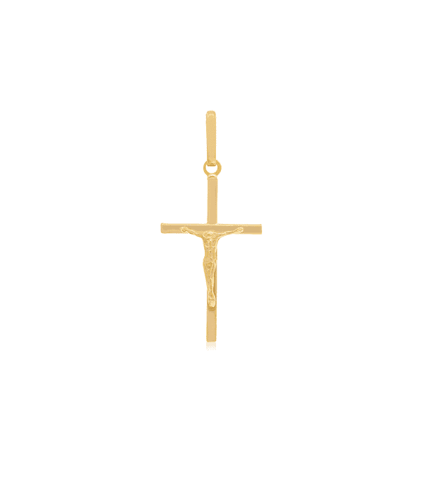 Colgante de Oro 18kt Cruz de Cristo