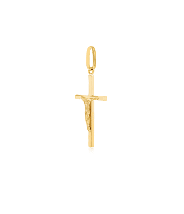 Colgante de Oro 18kt Cruz de Cristo
