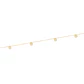 Tobillera  de Oro 18kt Círculos Colgantes. - Miniatura 2
