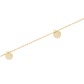 Tobillera  de Oro 18kt Círculos Colgantes. - Miniatura 3