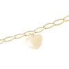 Pulsera de Oro 18 Kt Modelo Corazon Inflado