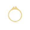 Anillo de compromiso Oro Amarillo 18kt Modelo Nantes 1x12ptos Diamante Solitario