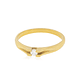 Anillo Compromiso Oro Amarillo 18kt  Milán 1x6ptos Diamante - Miniatura 3
