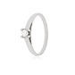 Anillo Compromiso Oro Blanco 18kt Nápoles 1x10ptos Diamante - Miniatura 1