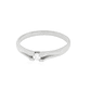 Anillo Compromiso Oro Blanco 18kt  Milán 1x6ptos Diamante - Miniatura 3