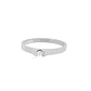 Anillo Compromiso Platino 950  Nantes 1x6ptos Diamante - Miniatura 3