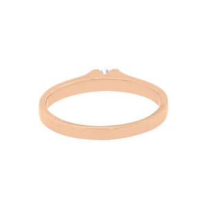 Anillo Compromiso Oro Rosado 18kt  Nantes 1x14ptos Diamante