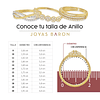 Anillo de compromiso Oro Rosado 18kt Modelo Mónaco 1x10ptos Diamante Solitario