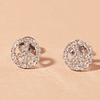 Aros de Oro 18kt con Diamantes 29 Pts Totales SI/H Corte Brillante - By Danielle Costantini