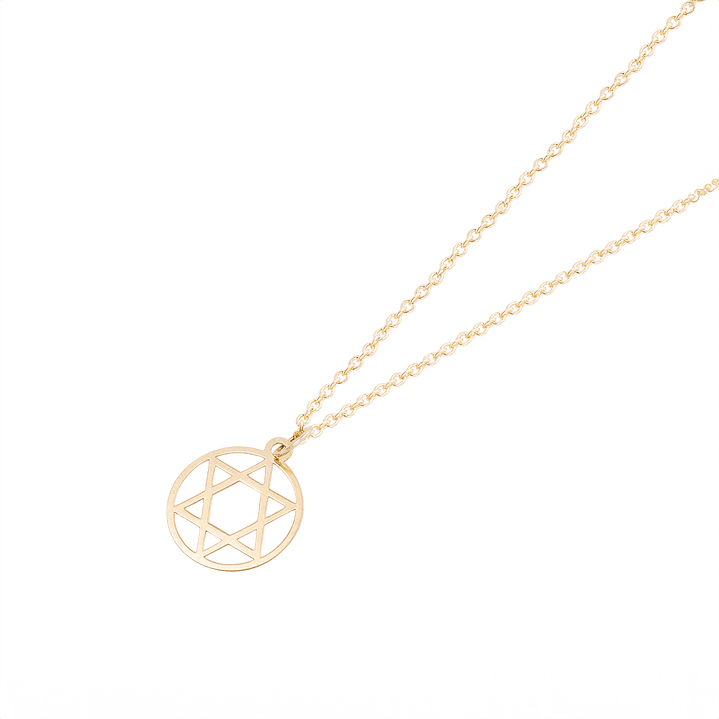 Colgante de Oro de 18kt Modelo Estrella de David 3