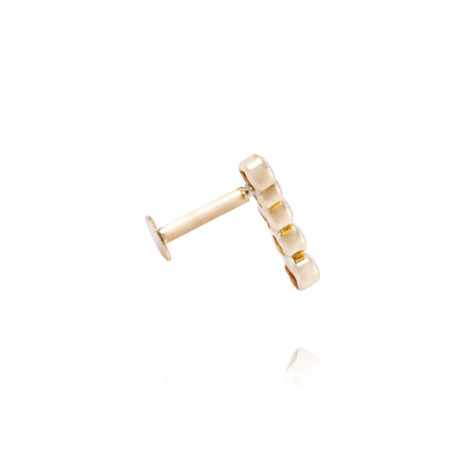 Piercing de Oro de 9kt Modelo fila circones 3