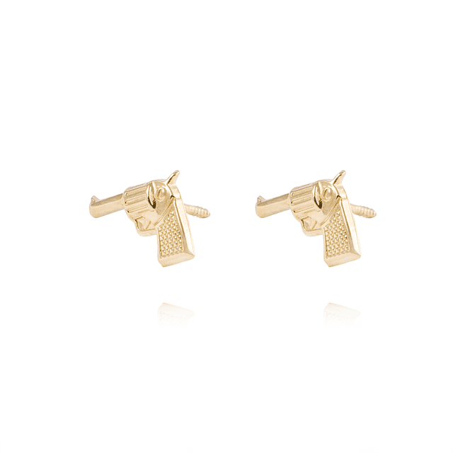 Aros de Oro de 18kt Modelo Pistolitas