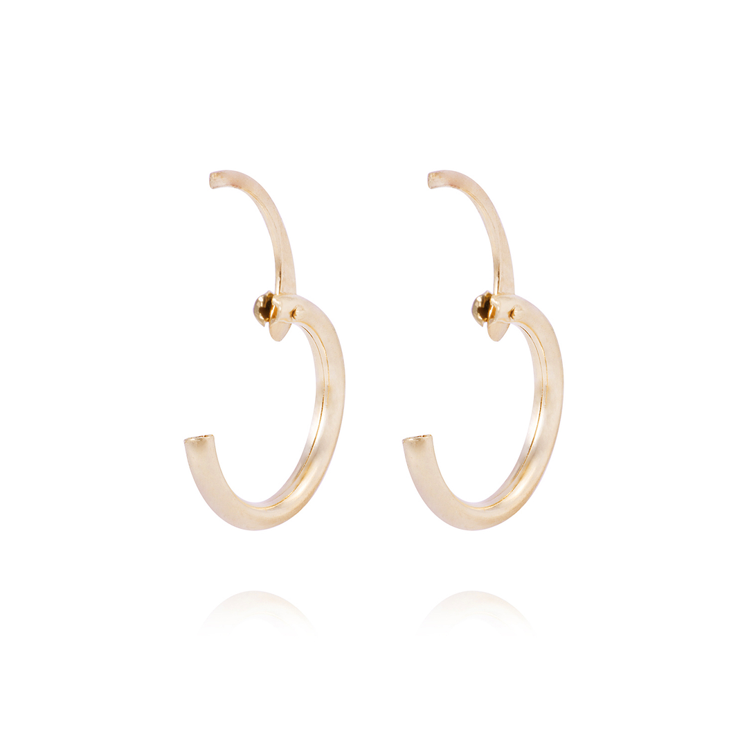 Piercing de Oro de 9kt Argollas pequeñas 3