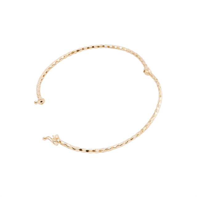 Pulsera de Oro 18kt Esclava Facetada