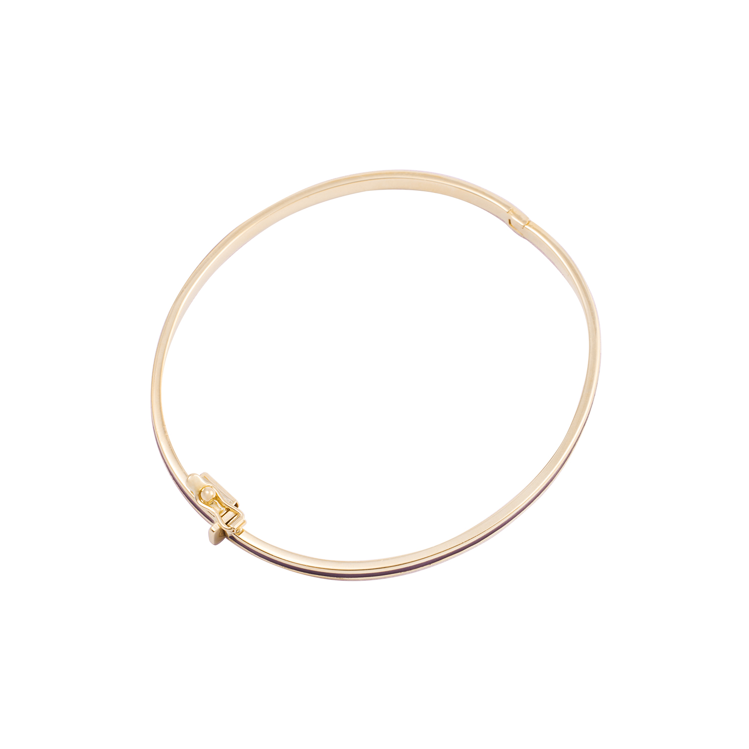 Pulsera de Oro 18kt Esclava Negra 1