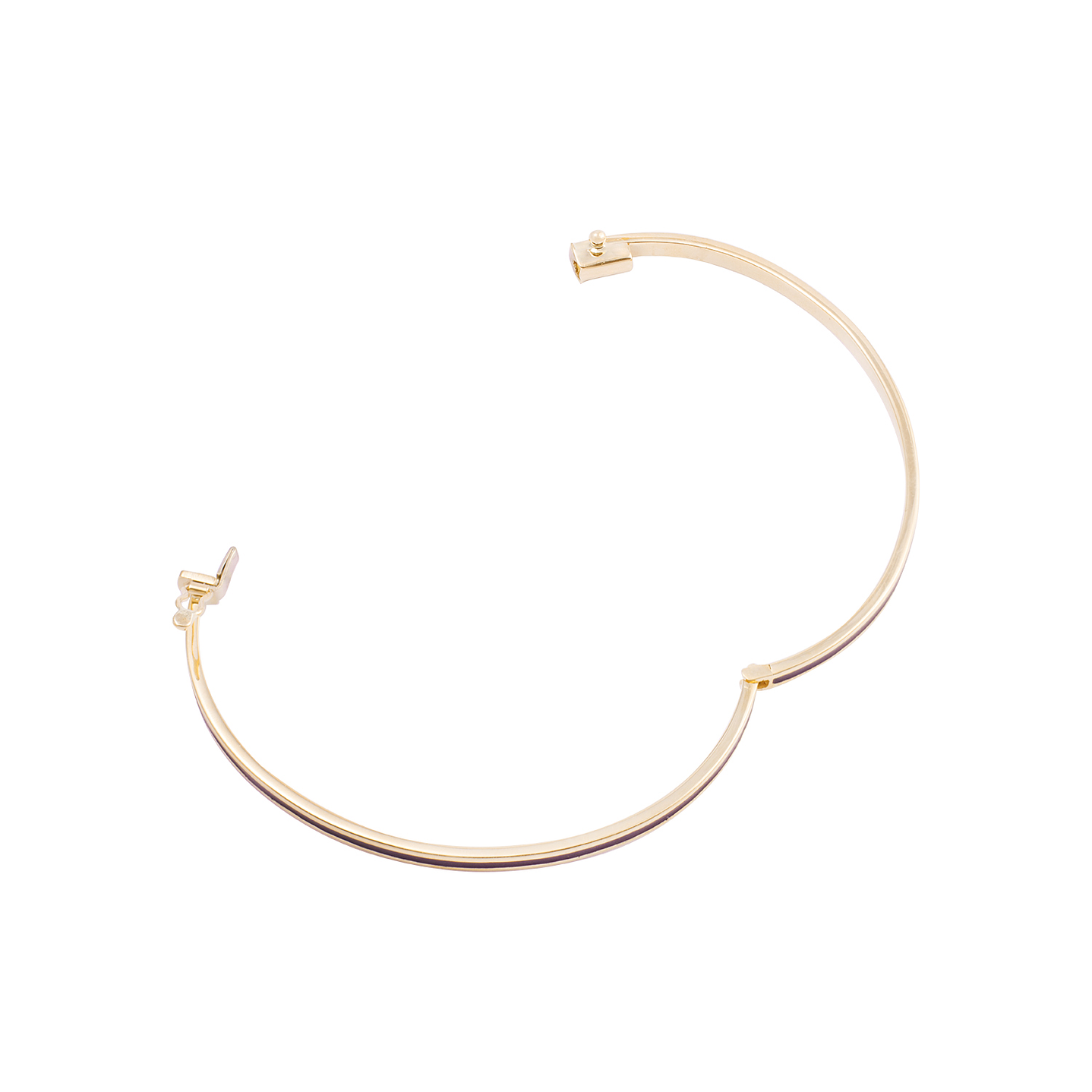 Pulsera de Oro 18kt Esclava Negra 3