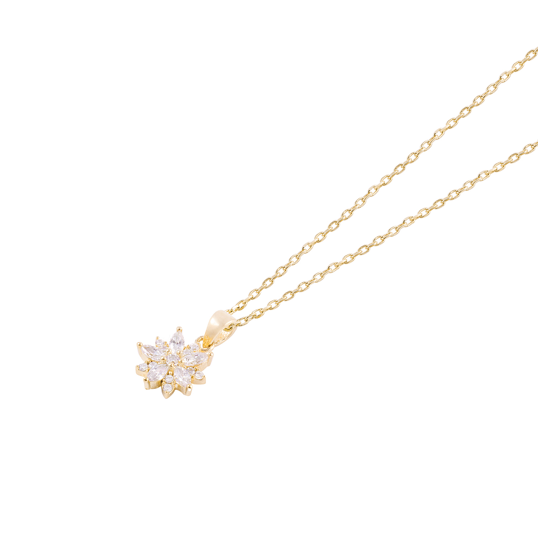 Colgante de Oro 18kt Estrella Circón 2