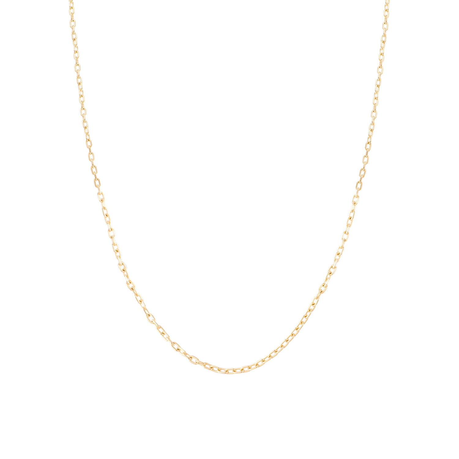 Cadena de Oro 18kt Limada Estilizada 3