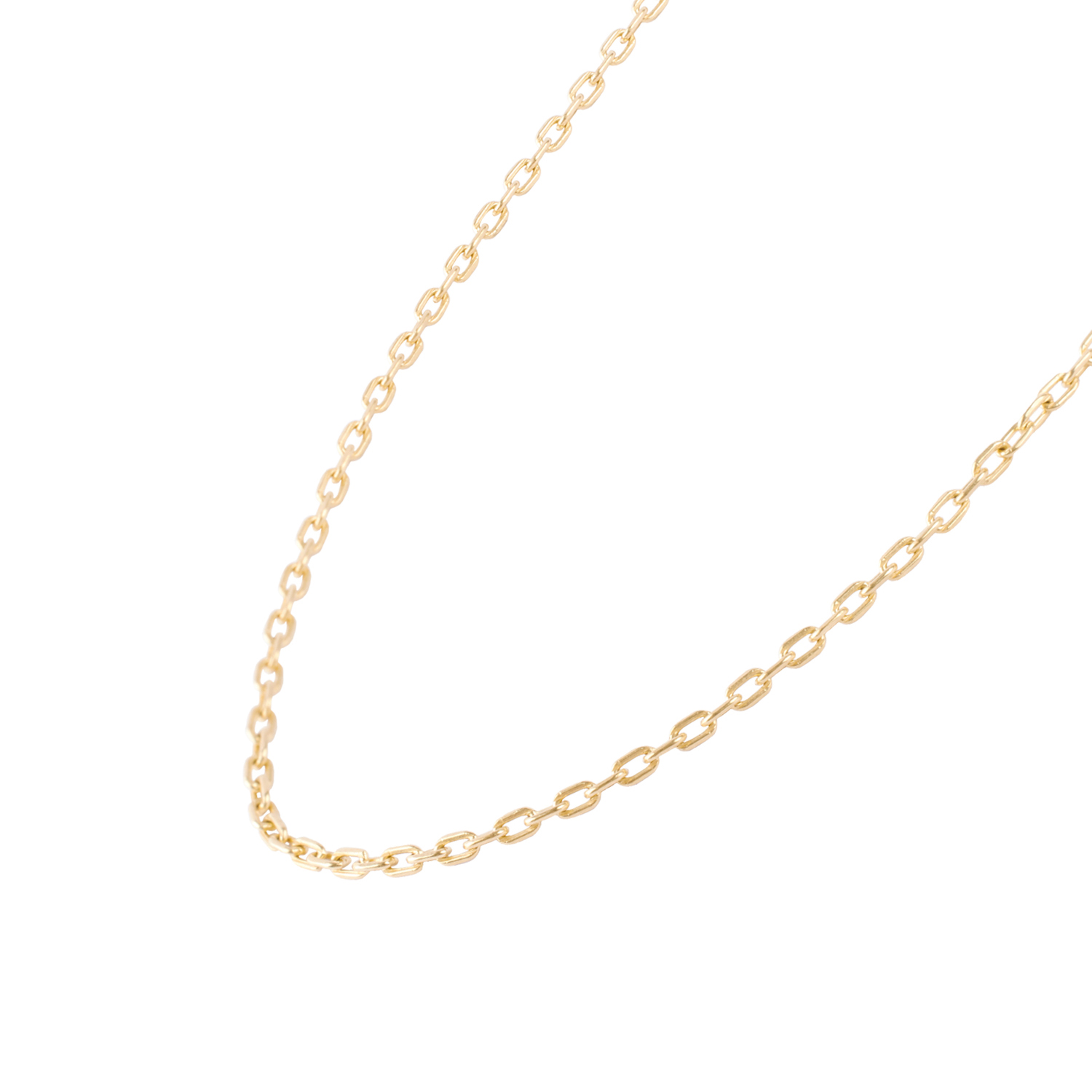 Cadena de Oro 18kt Limada Estilizada 1