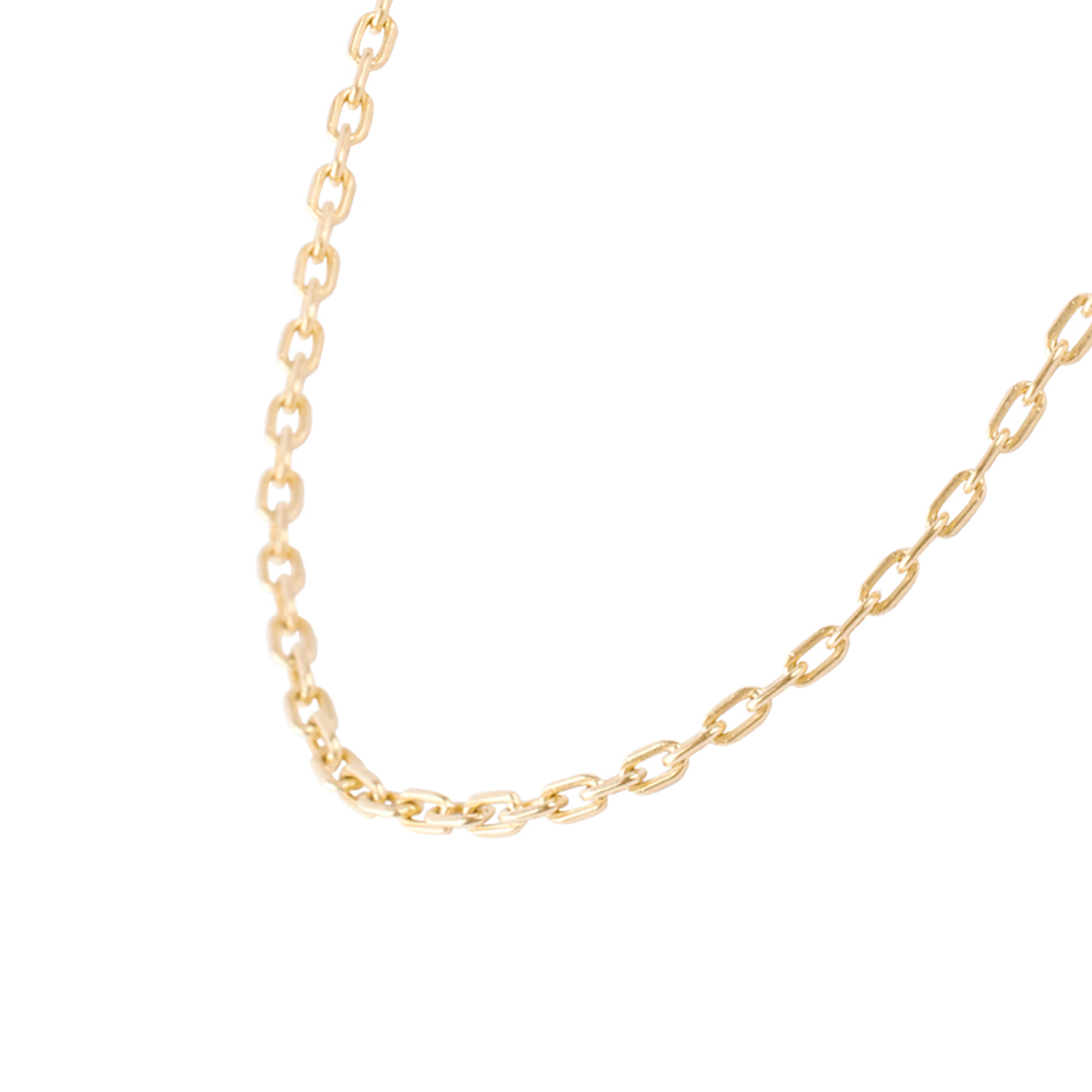 Cadena de Oro 18kt Limada Estilizada 2