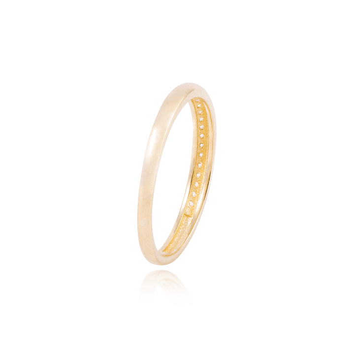 Anillo Compromiso de Oro 18Kt Circón Central 3