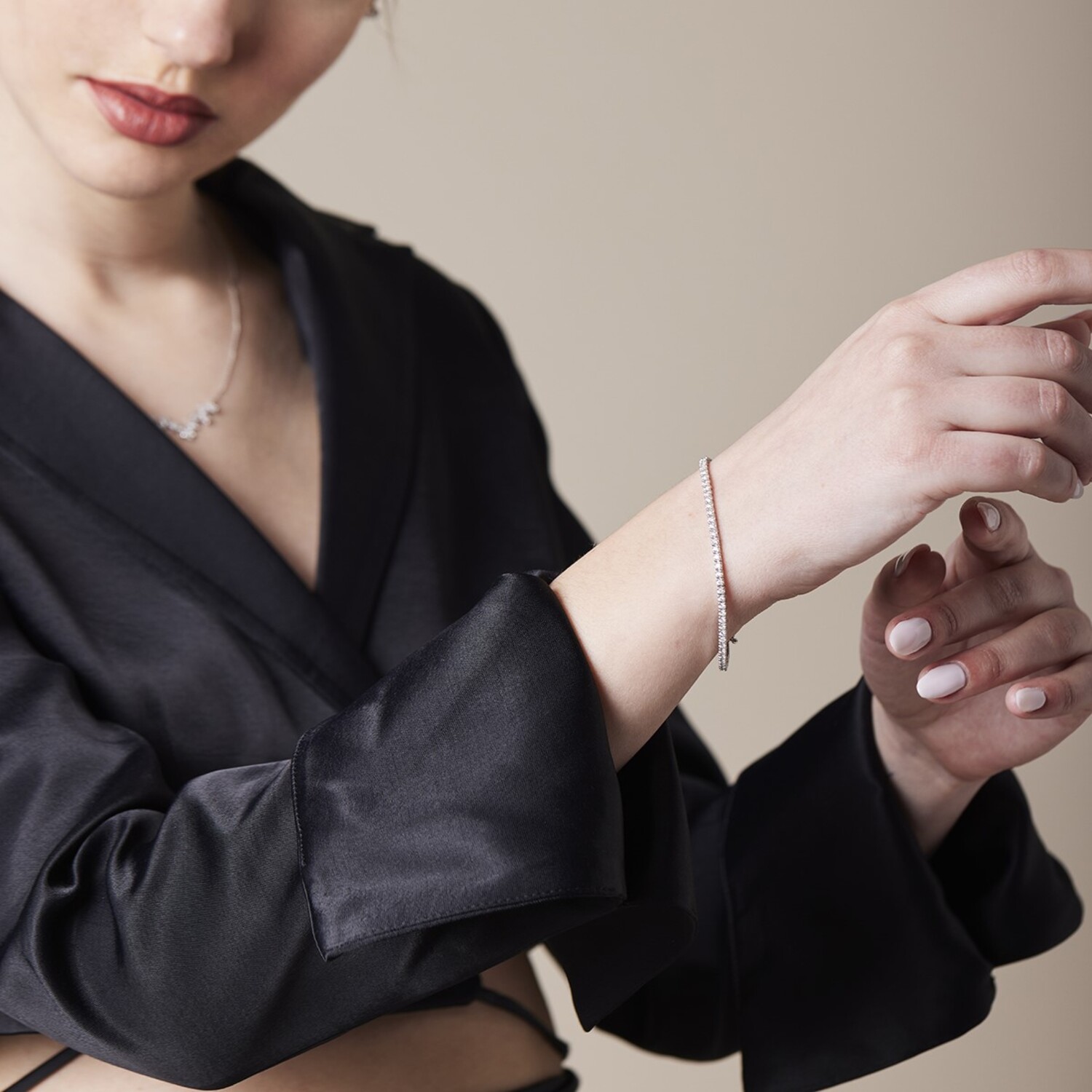 Pulsera Oro Blanco 18kt Diamantes 57 Pts | Danielle Costantini 4