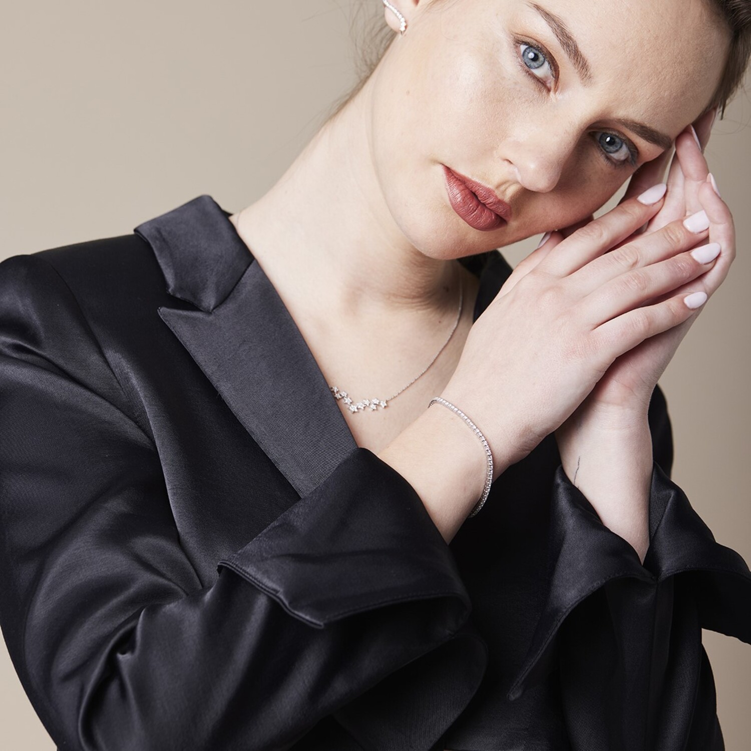 Pulsera Oro Blanco 18kt Diamantes 57 Pts | Danielle Costantini 5