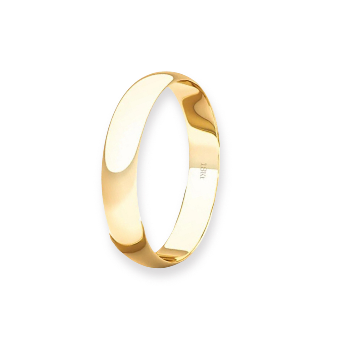 Argolla Matrimonio de Oro Amarillo 18kt Inglés Bari de 3,0mm 1