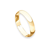 Argolla de Oro 18kt Modelo Ingles BARI de 3,0mm Oro Amarillo