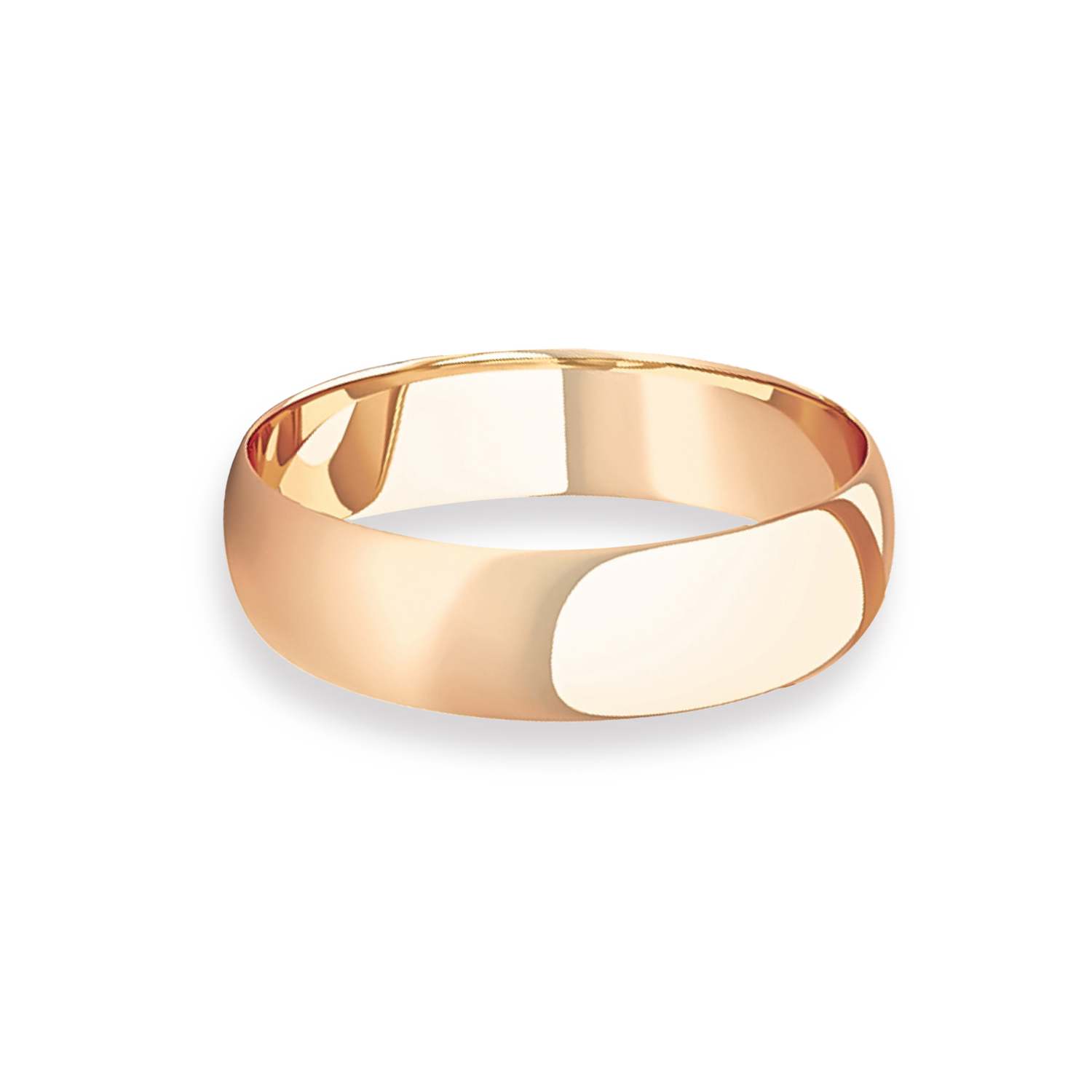 Argolla Matrimonio de Oro Miel 18kt Inglés Vicenza de 4,0mm 2