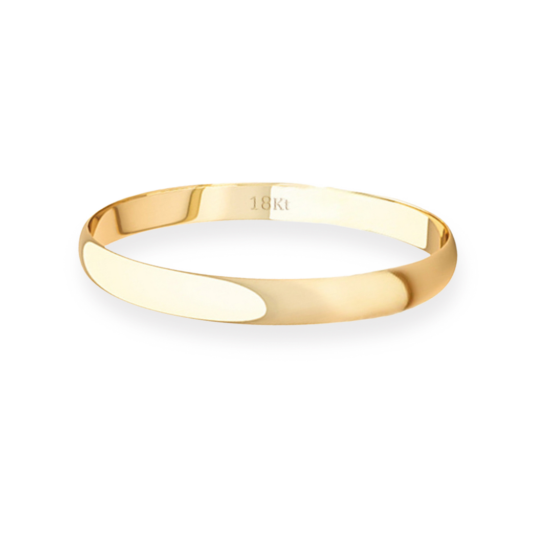 Argolla Matrimonio Ilusión de Oro Amarillo 18kt Ingles Verona de 2,0mm 2