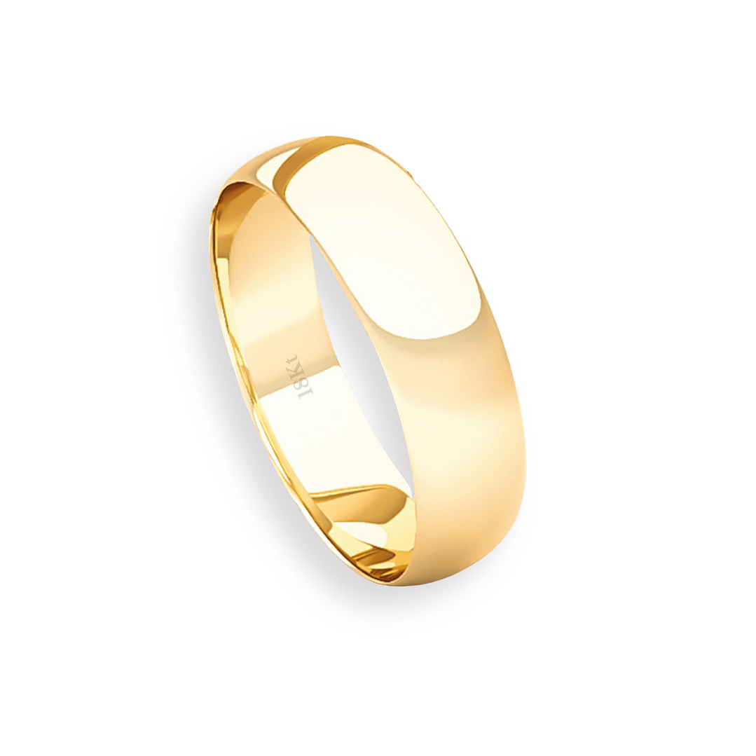 Argolla Matrimonio de Oro Amarillo 18kt Inglés Vicenza de 4,0mm 3